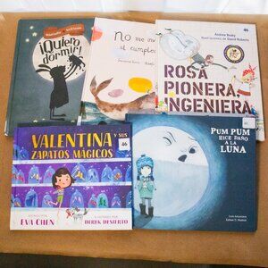 Lot of 5 Spanish Language Hardcover Children's Picture Books